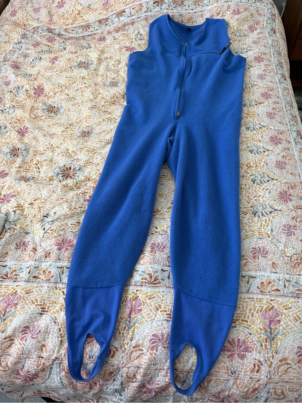Patagonia *90’s VINTAGE* Blue Fleece Zippered Footed Jumpsuit